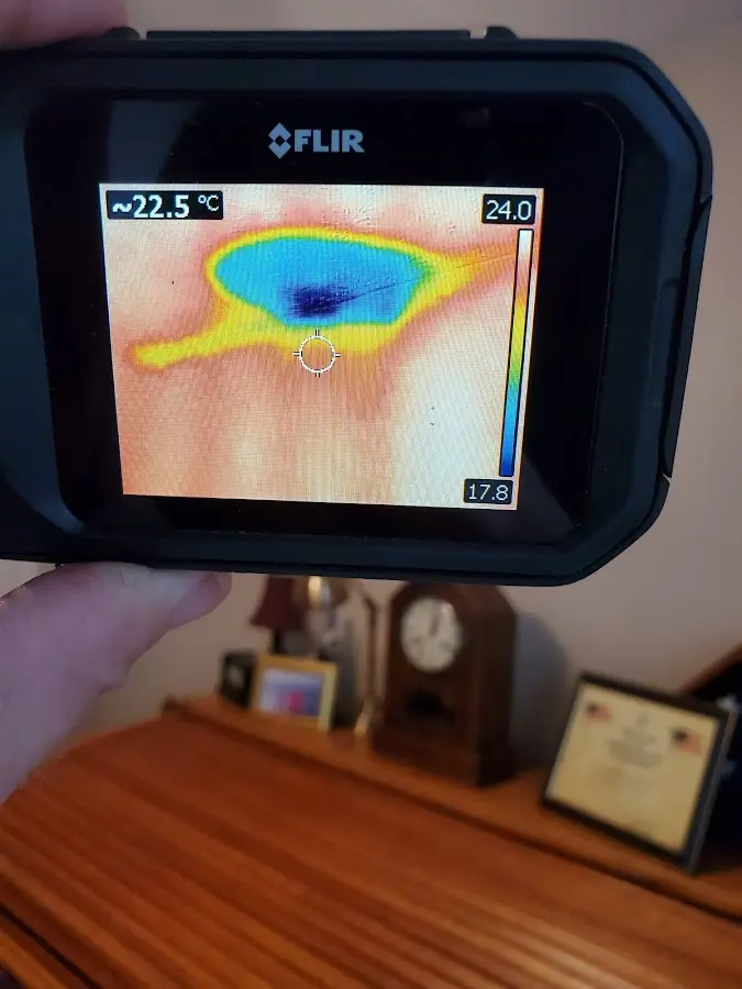 Thermal imaging inspection for water damage in Union City